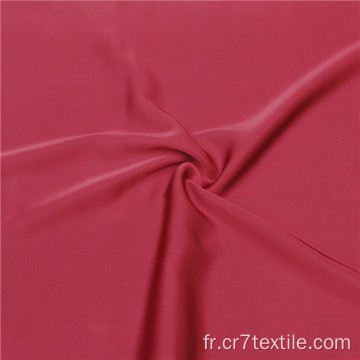 58 pouces Spandex Satin Polyester Tissu teint en mousseline de soie